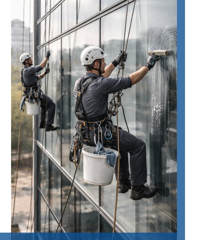 Мойка сплошного остекления в Волжском, заказать от 304 р.| ВЫСОТНИК-Влж