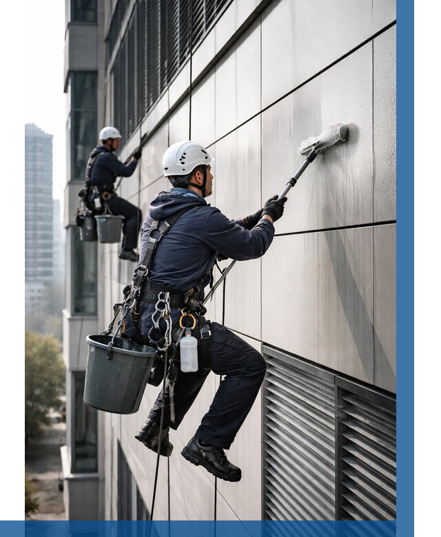 Мойка вентилируемого фасада в Волжском от 253 р. | ВЫСОТНИК-Влж