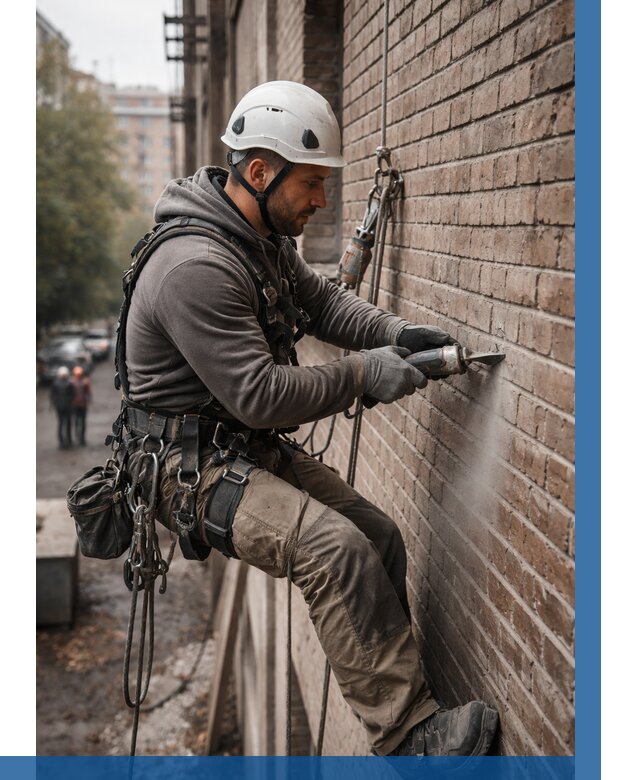 Расшивка кирпичных швов в Волжском от 608 р. | ВЫСОТНИК-Влж