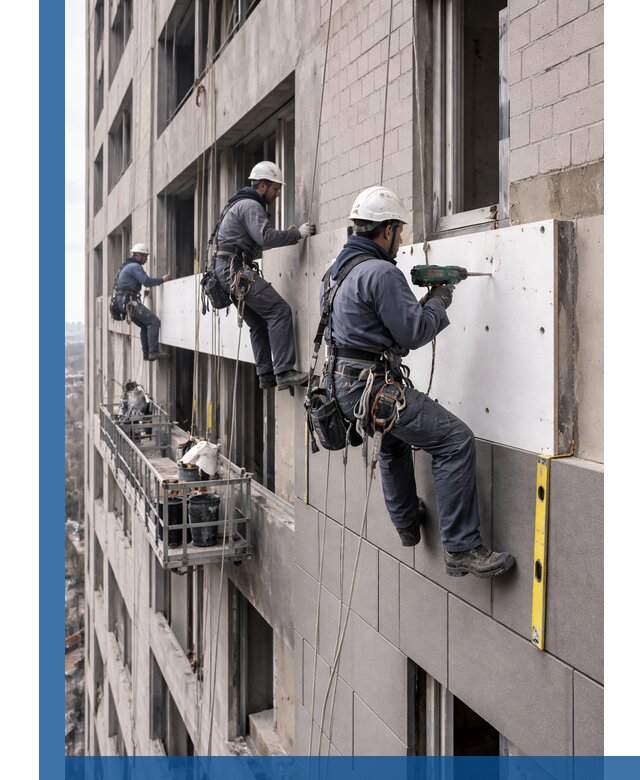 Монтаж фасадных термопанелей высокого качества в Волжском