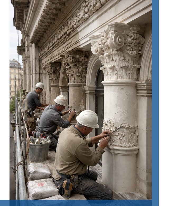 Реставрация фасадной лепнины в Волжском от 2533 р. | ВЫСОТНИК-Влж