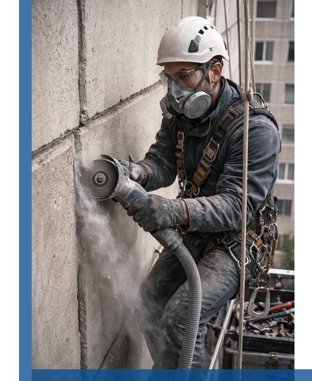 Штробление межпанельных швов в Волжском качественно и быстро