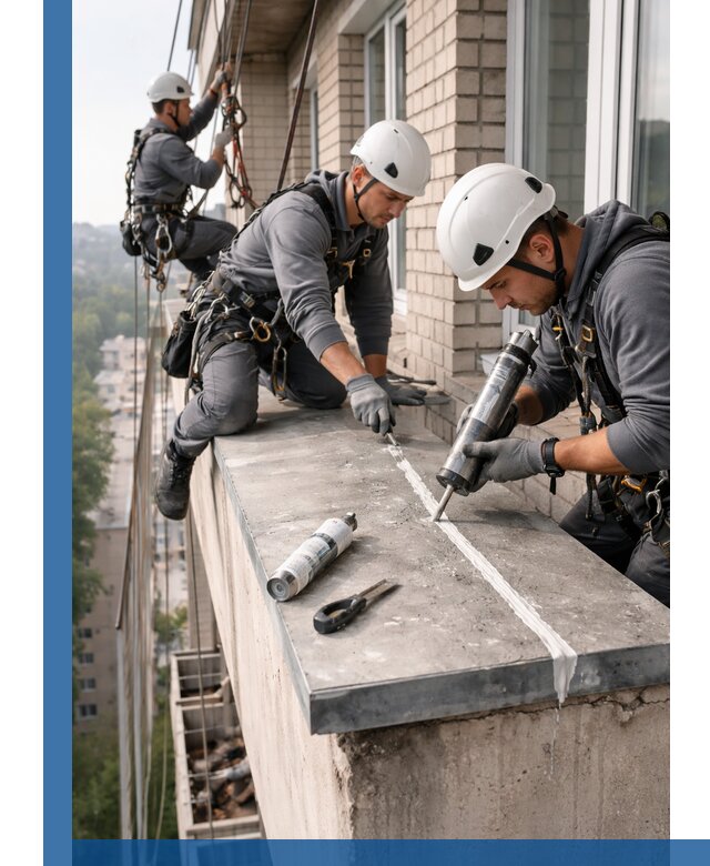 Герметизация балконного козырька в Волжском профессионально