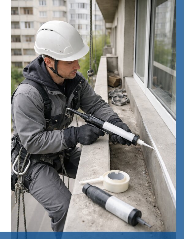 Герметизация швов лоджии в Волжском от 4559 р. | ВЫСОТНИК-Влж