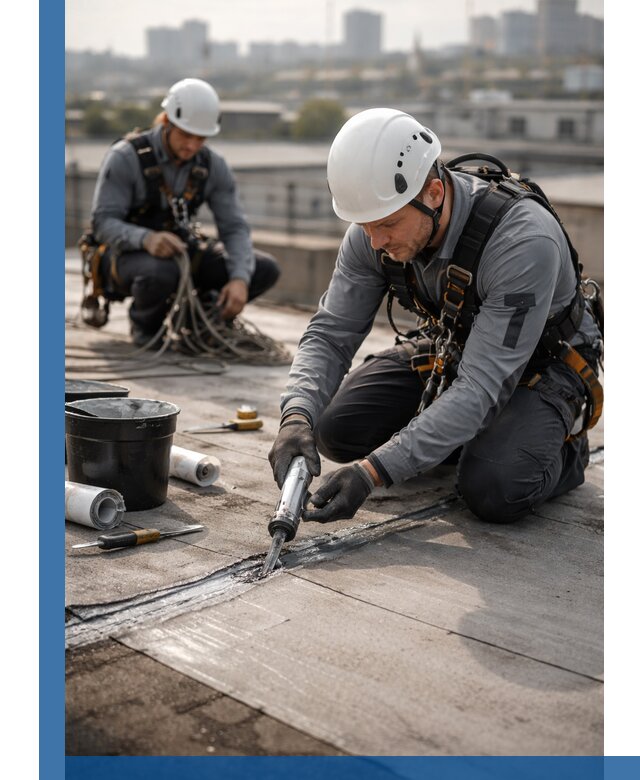 Аварийное и капитальное устранение протечек кровли в Волжском