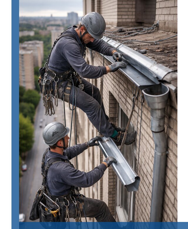 Ремонт водосточных желобов в Волжском, быстро и качественно