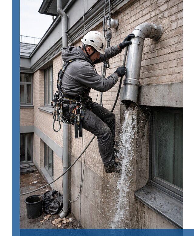 Профессиональная прочистка водосточных труб в Волжском с гарантией