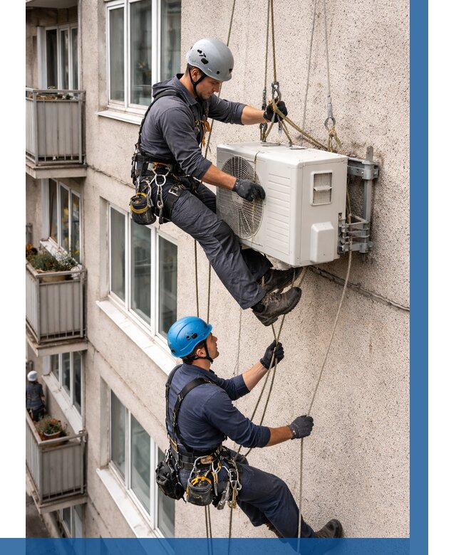 Перенос внешнего блока кондиционера в Волжском от 9117 р.| ВЫСОТНИК-Влж