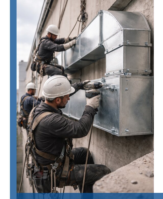 Профессиональный монтаж вентиляционных коробов в Волжском под ключ