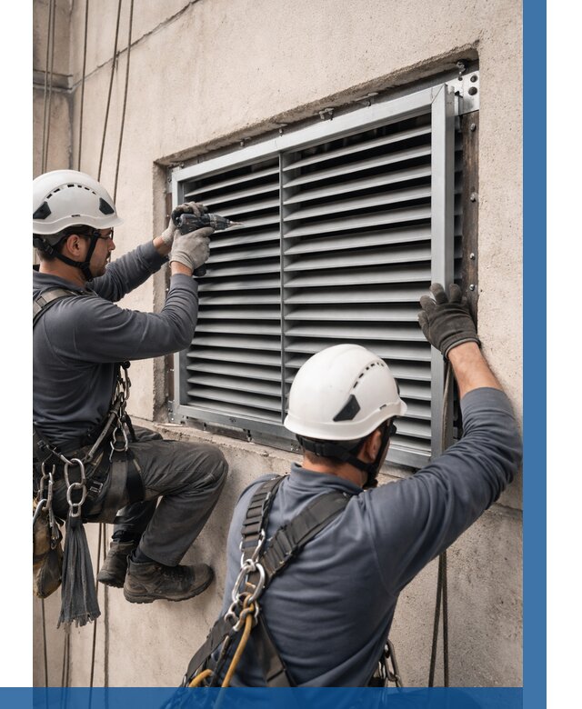 Монтаж вентиляционных решеток в Волжском от 4559 р. | ВЫСОТНИК-Влж