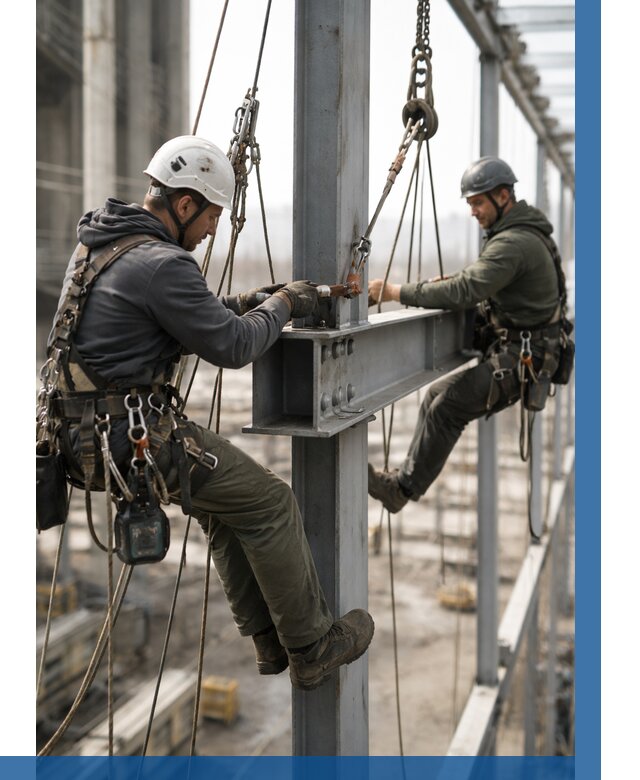 Монтаж металлоконструкций на высоте в Волжском от 3546 р. | ВЫСОТНИК-Влж