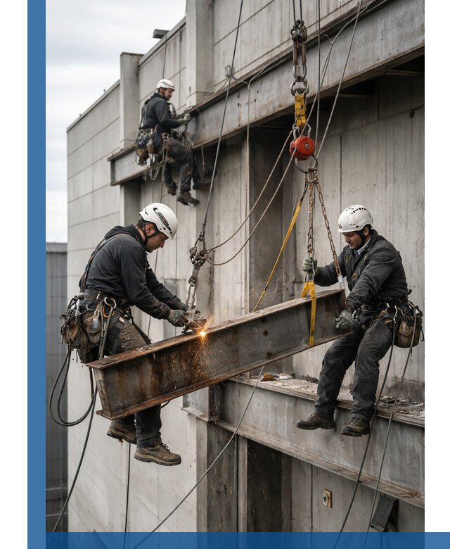 Демонтаж металлоконструкций на высоте в Волжском под ключ