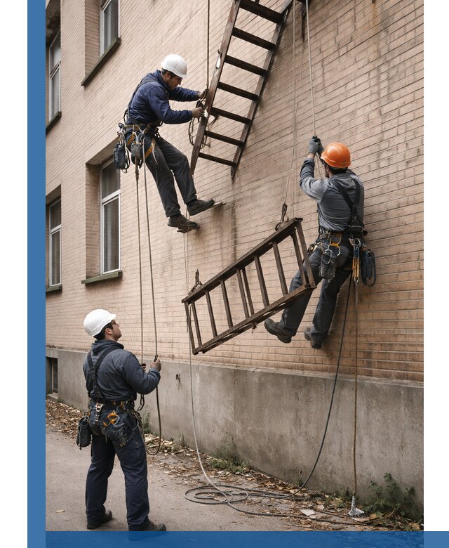 Демонтаж пожарной лестницы в Волжском быстро и безопасно