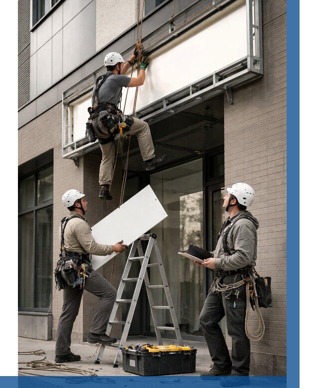 Монтаж светового короба в Волжском от 6585 р. | ВЫСОТНИК-Влж