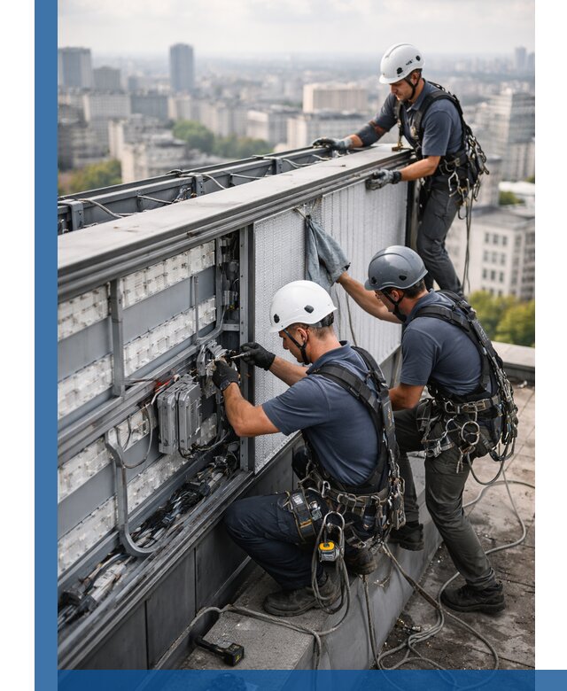 Профессиональное обслуживание крышной рекламы в Волжском под ключ