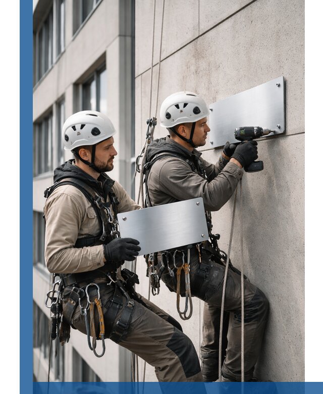 Монтаж табличек и указателей в Волжском для зданий и сооружений