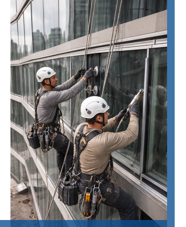 Радиусное остекление фасада в Волжском от 12156 р. | ВЫСОТНИК-Влж