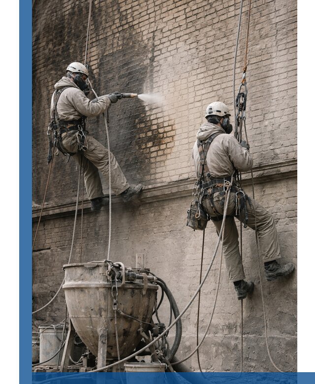 Пескоструйная очистка фасадов в Волжском профессионально