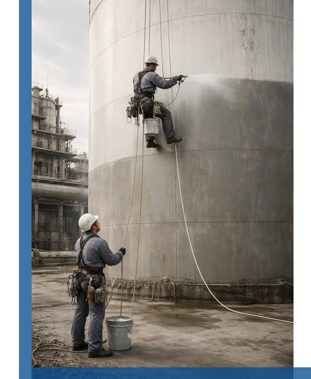 Покраска стальных резервуаров и емкостей в Волжском профессионально