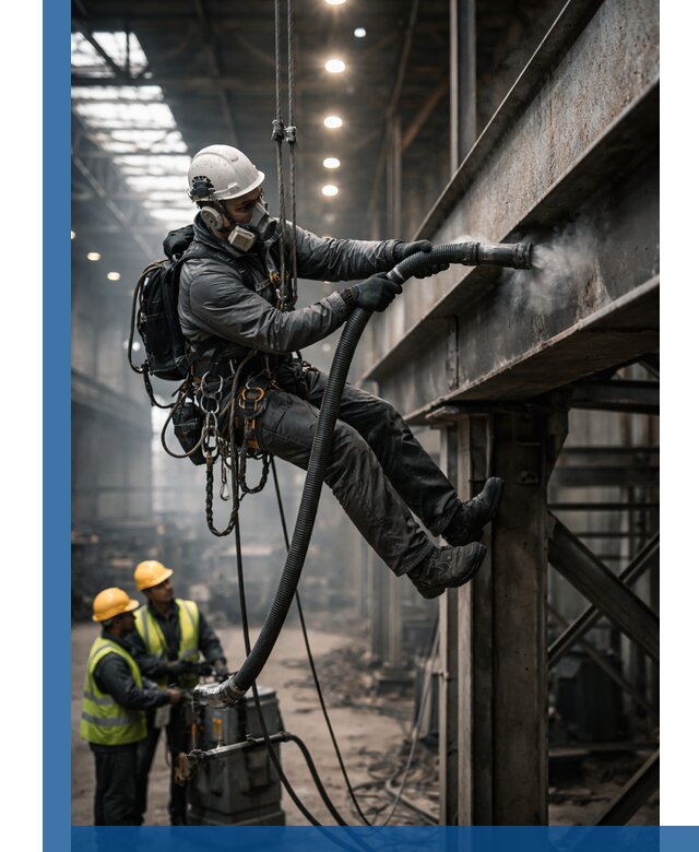 Обеспыливание конструкций в цехах промышленного производства в Волжском