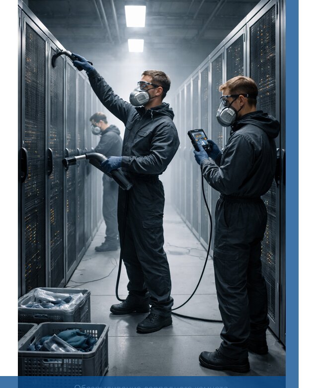 Обеспыливание серверной комнаты в Волжском от 4559 р. | ВЫСОТНИК-Влж