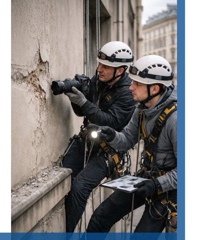 Фотофиксация дефектов фасада в Волжском от 4559 р. | ВЫСОТНИК-Влж