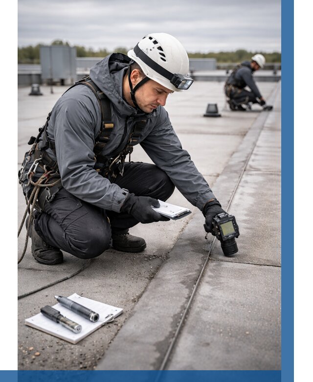 Обследование кровли на протечки в Волжском от 4559 р. | ВЫСОТНИК-Влж