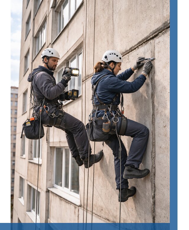 Обследование межпанельных швов в Волжском от 1823 р. | ВЫСОТНИК-Влж